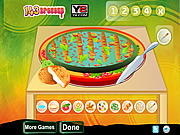 Флеш игра онлайн Вкусные пиццы растительное / Delicious Vegetable Pizza